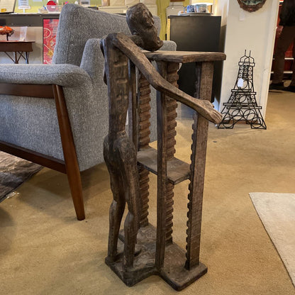 "Slender Man" Wooden CD Storage Rack UNIQUE FINDS