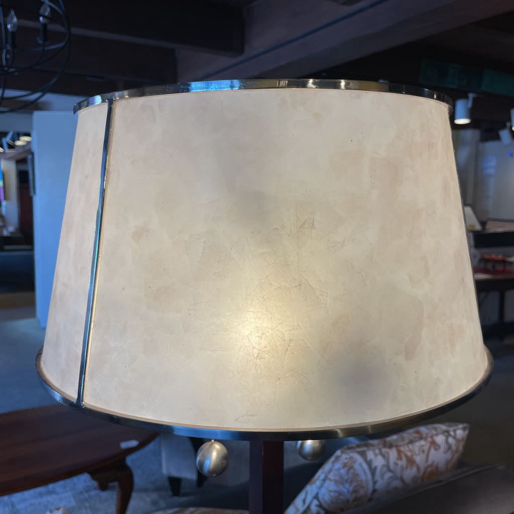 Espresso & Brushed SS Lamp