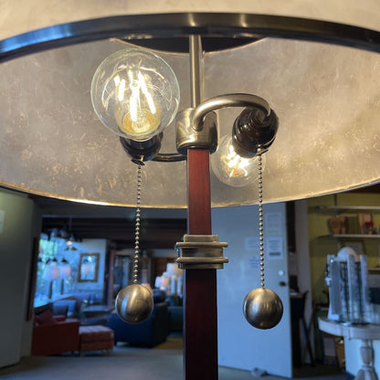 Espresso & Brushed SS Lamp