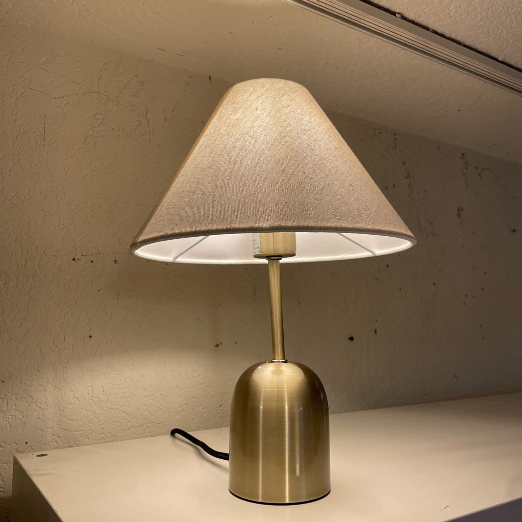 Brass Bottomed Slim Table Lamp Small LAMPS