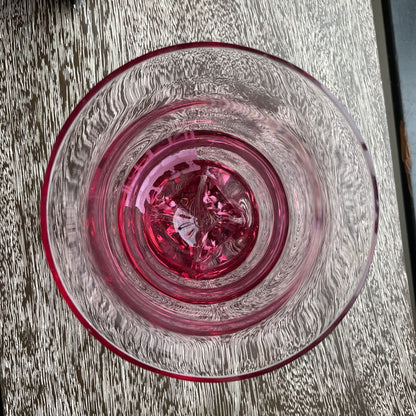Tiffin Fransiscan Wisteria Pink Glass Vase UNIQUE FINDS