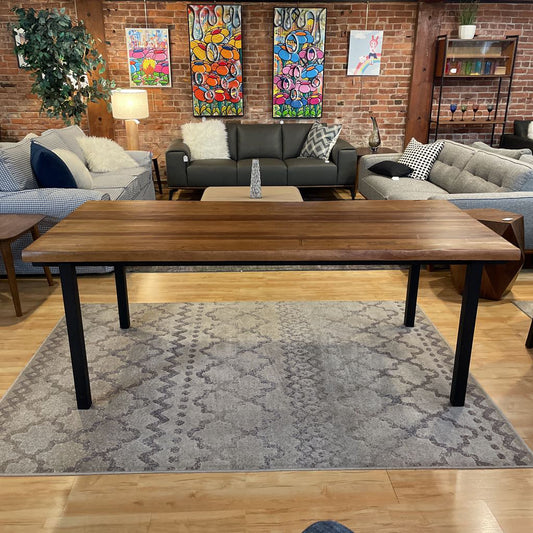 Scan Design Live Edge Industrial Dining Table