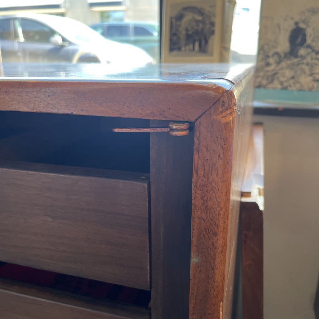 Founders Furniture Co. Walnut Sideboard with Brass Hardware AS IS