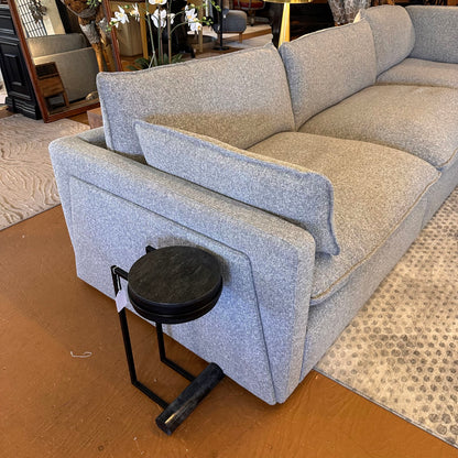 Calais Pebble Grey Modular Sectional U SECTIONALS CORNER