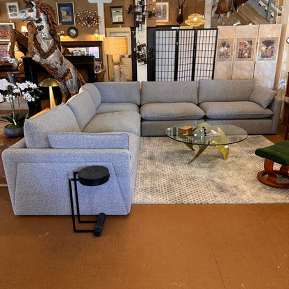 Pebble Grey Comfy Modular Sectional