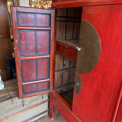 Large Red Asian Cabinet C CABINETS