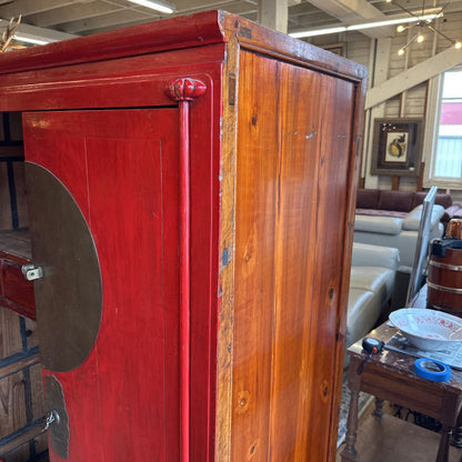 Large Red Asian Cabinet C CABINETS