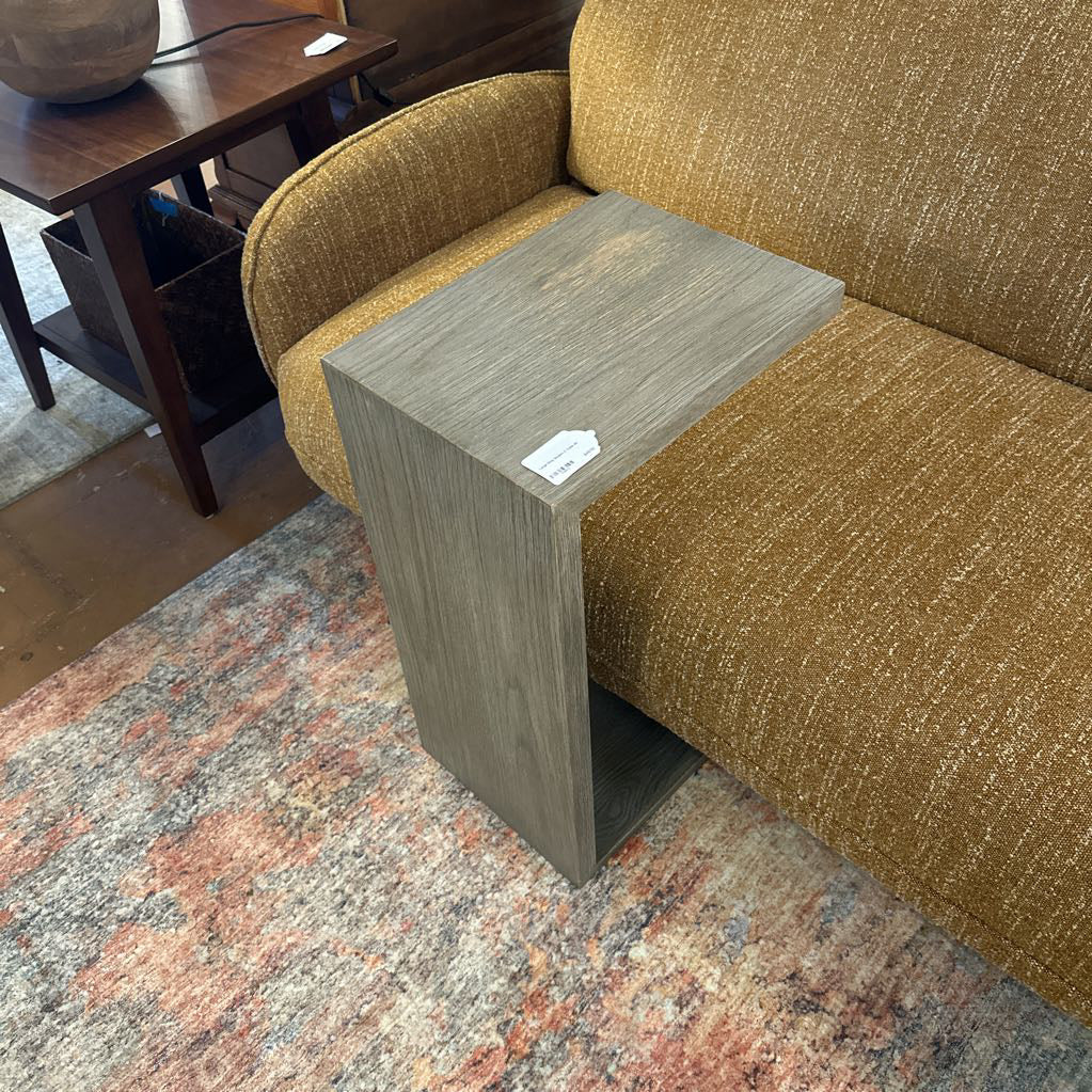 Large Grey Modern C Table C SIDE TABLES