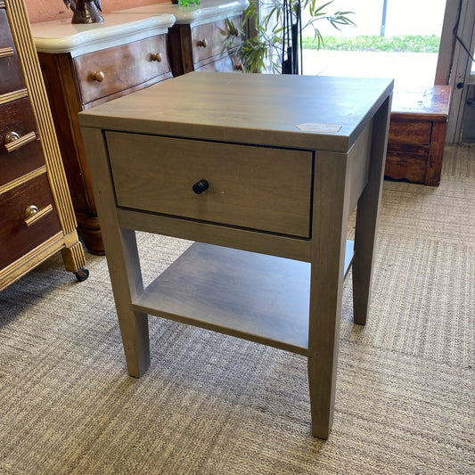 ROOM & BOARD Greywash Nightstand w/Drawer
