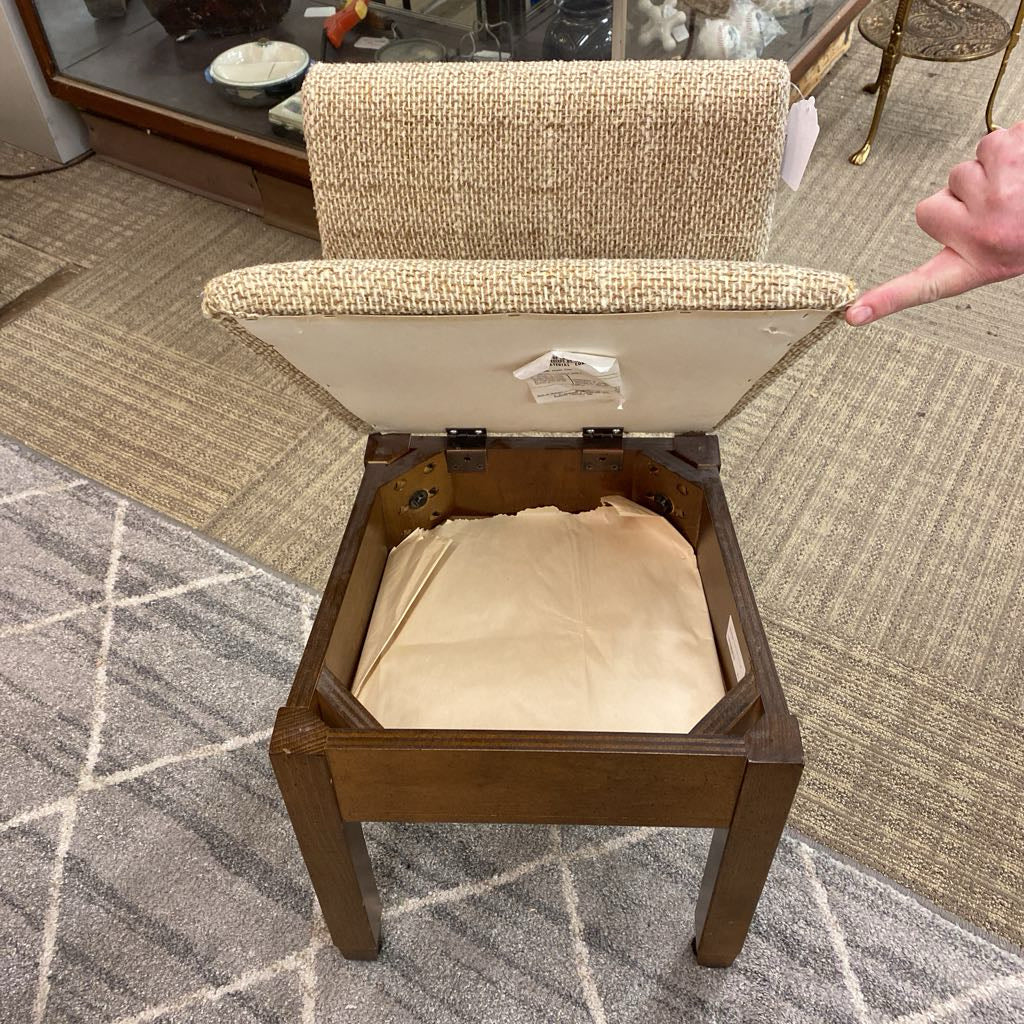 Vintage Sewing Table Storage Chair UNIQUE FINDS