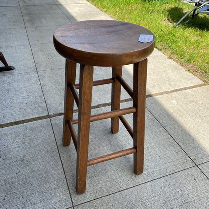 Traditional Wood Stool (AS IS)