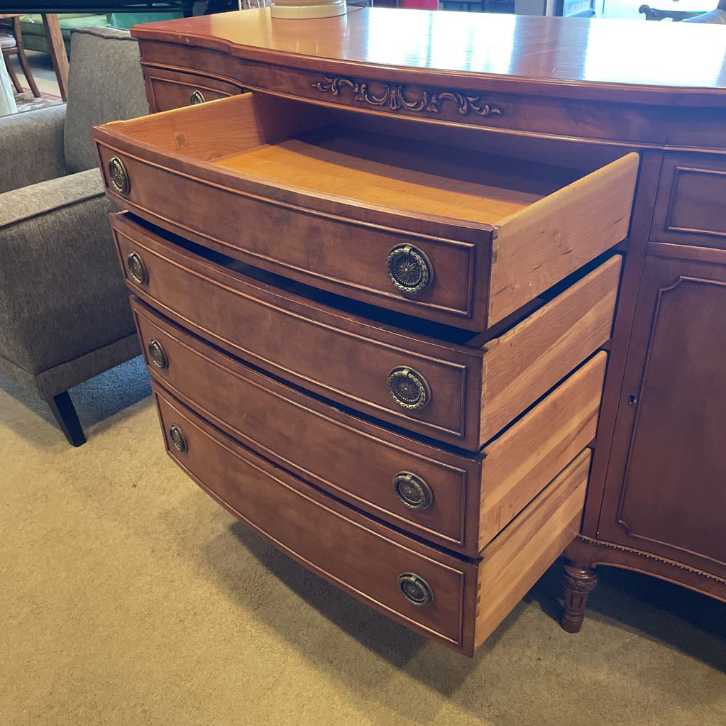 Myrtle Vintage Buffet w Serpentine Front C SIDEBOARDS