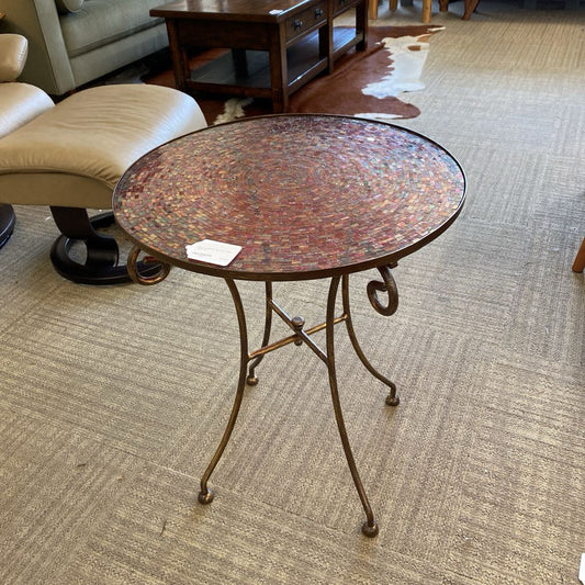 Mosaic Colorful Top Patio Side Table