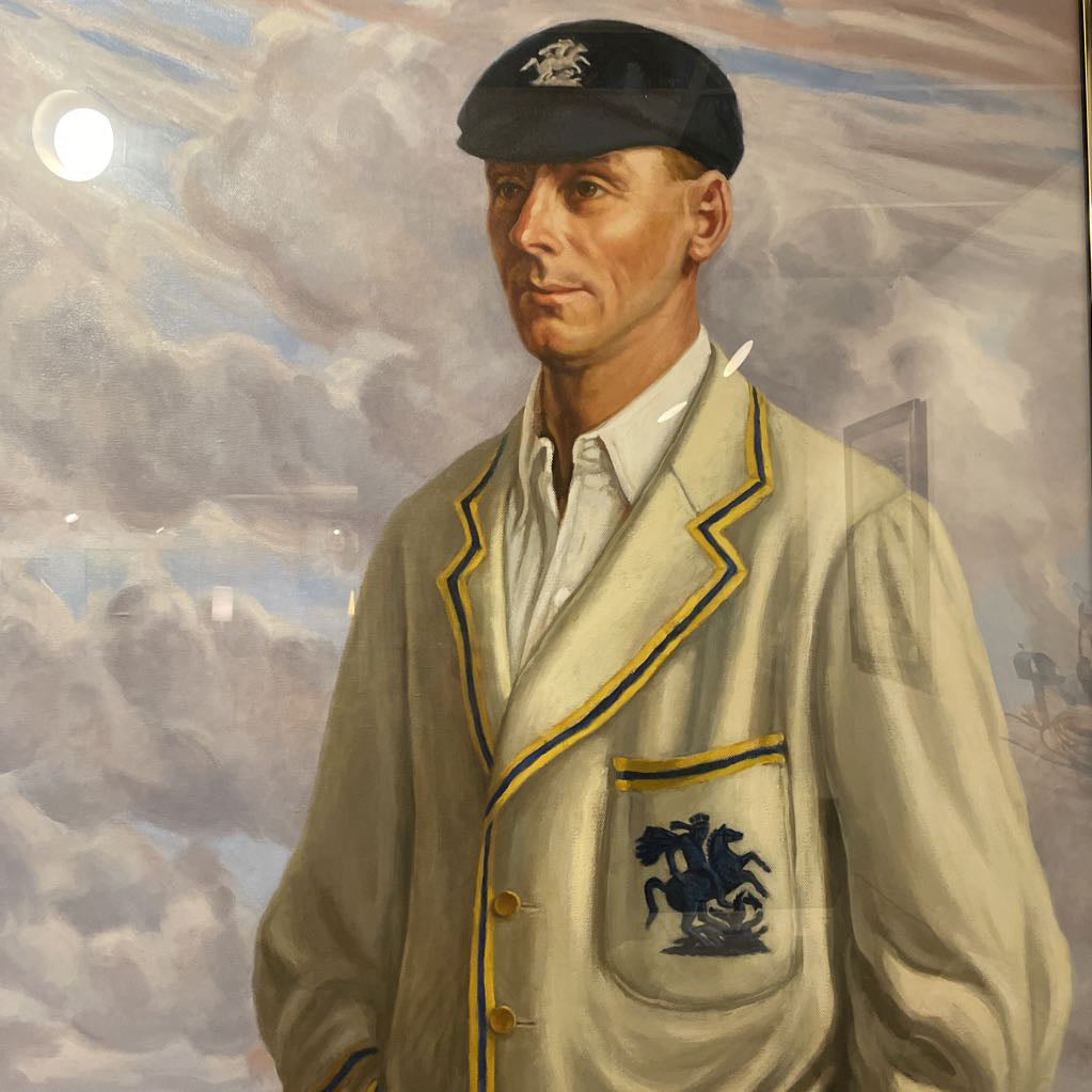 1925 print of Sir Jack Hobbs by W. Smithson Broadhead