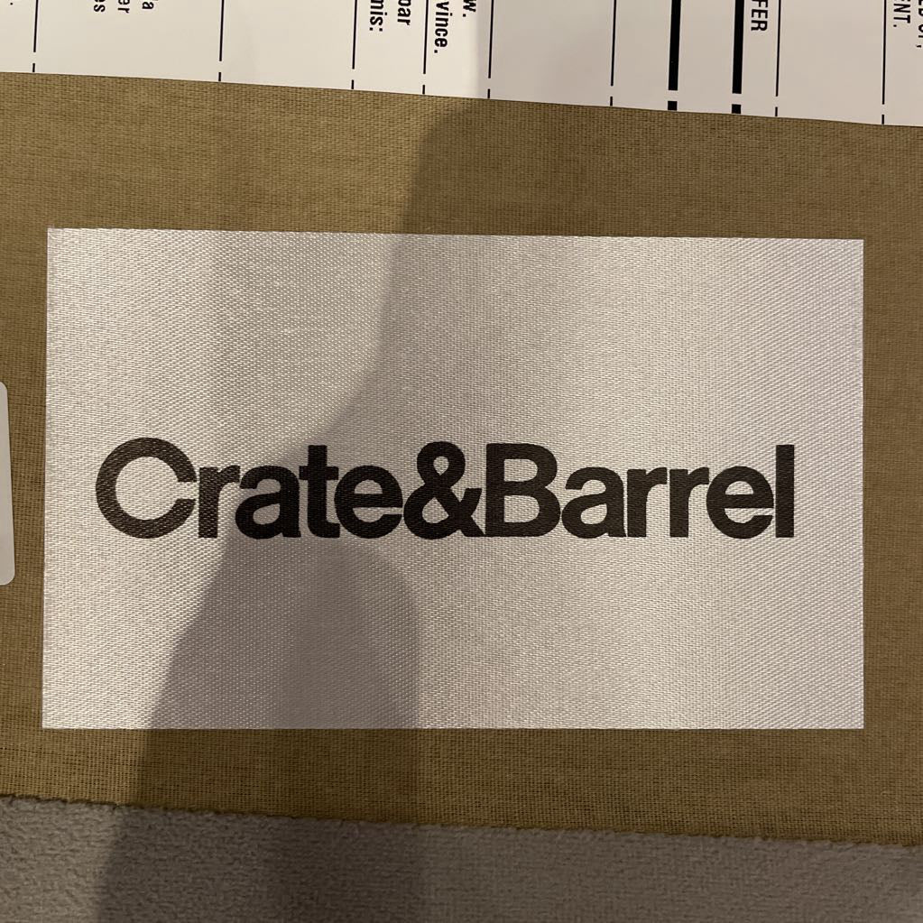 Crate & Barrel Silver Velvet Arm Chair U ACCENT CHAIRS