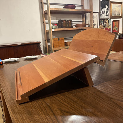 Square Wooden Book Stand UNIQUE FINDS