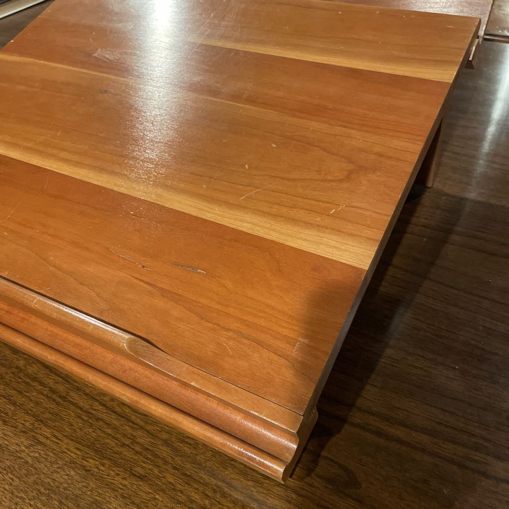 Square Wooden Book Stand UNIQUE FINDS