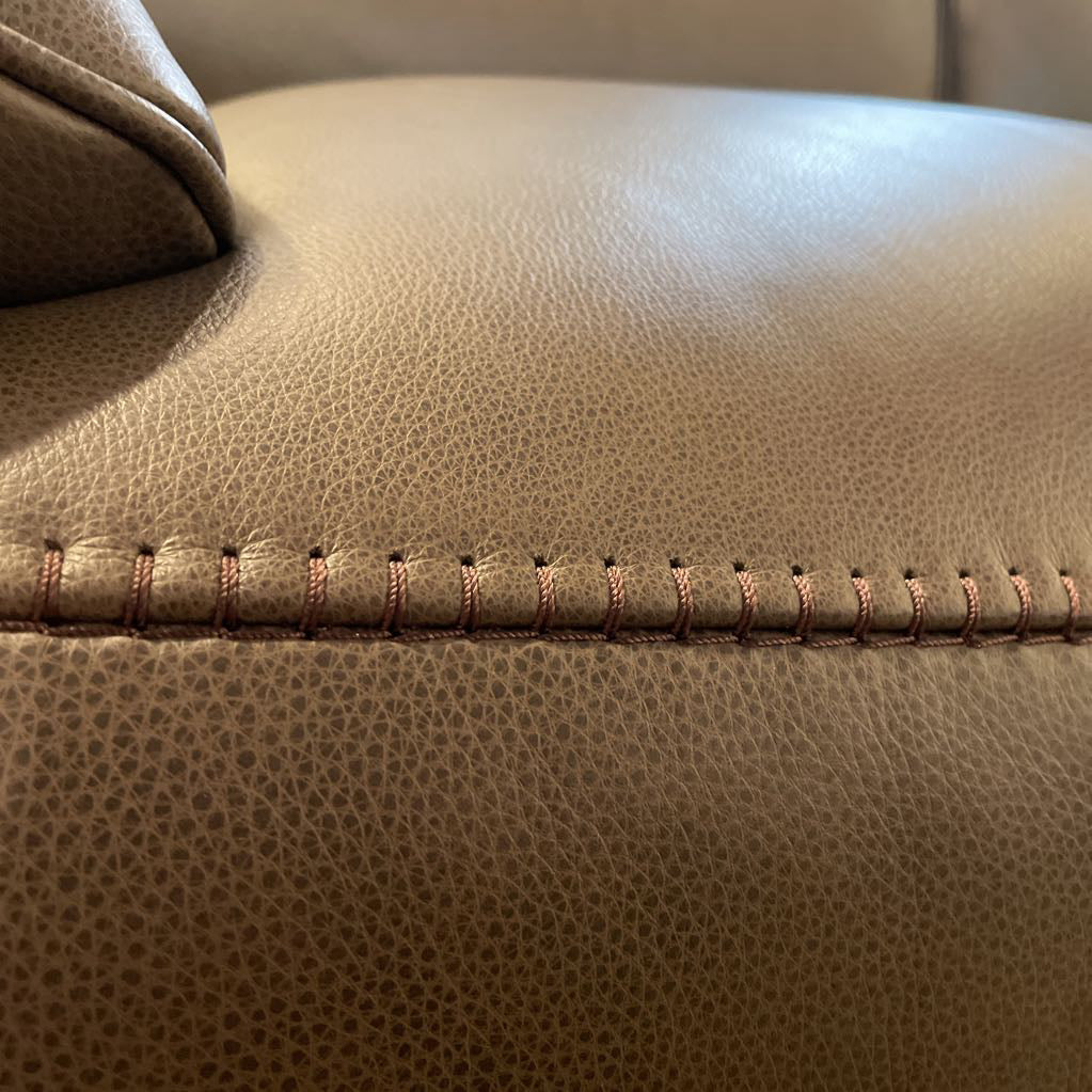 Dark Grey Mod Leather Sofa U SOFAS