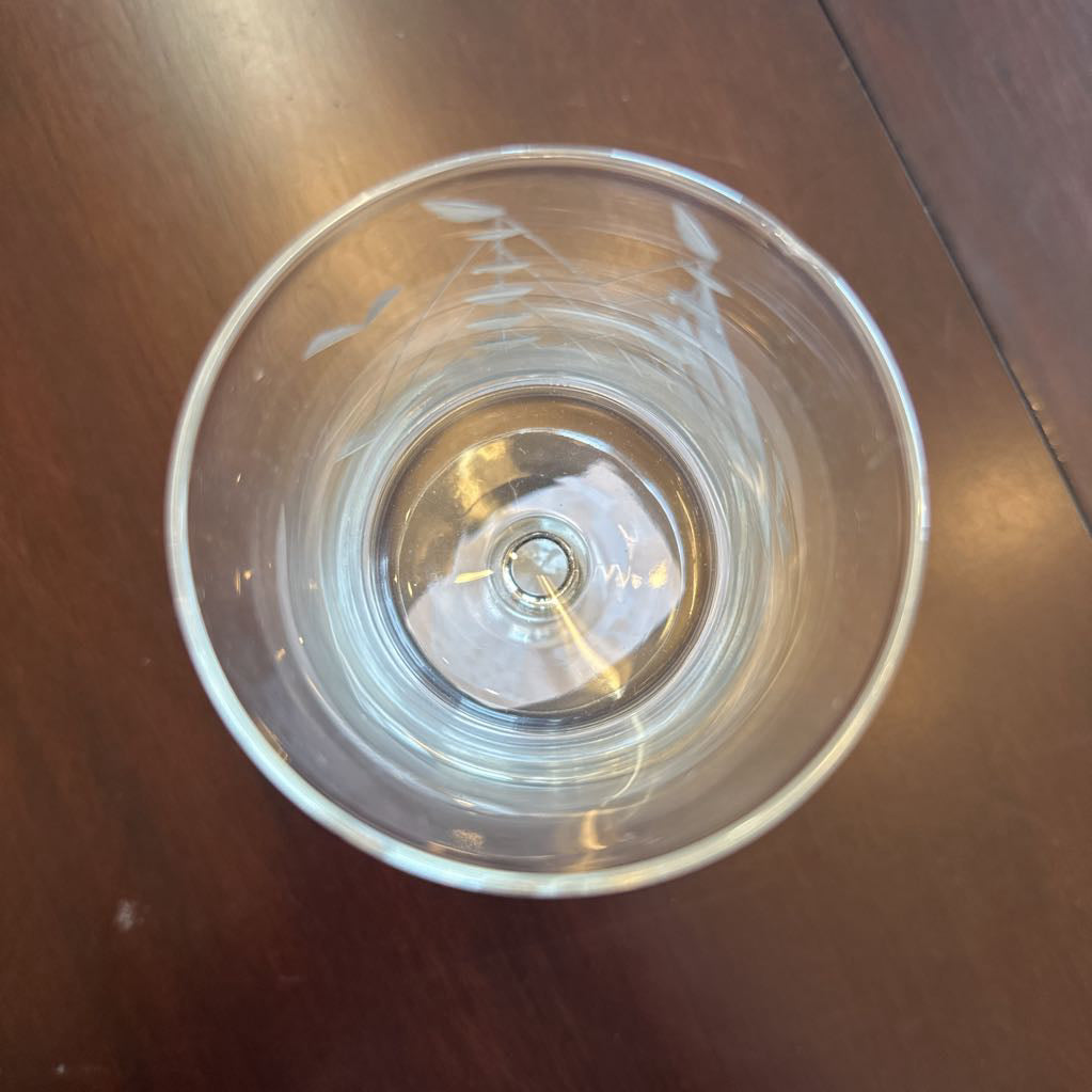 Etched Ship Glass SMALLS