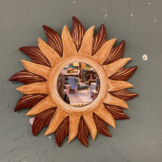 Small Rustic Sun Mirror C MIRRORS