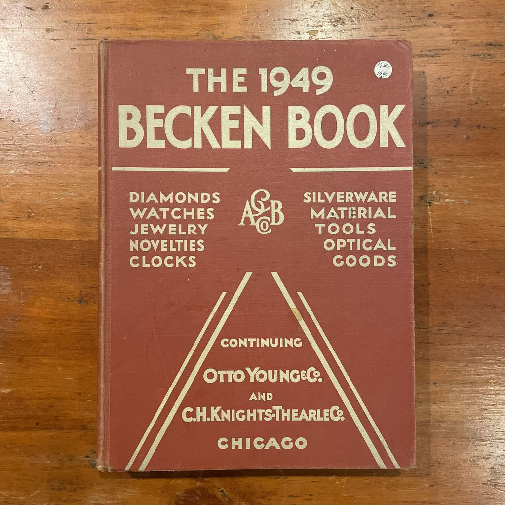 1947 Becken Handbook UNIQUE FINDS