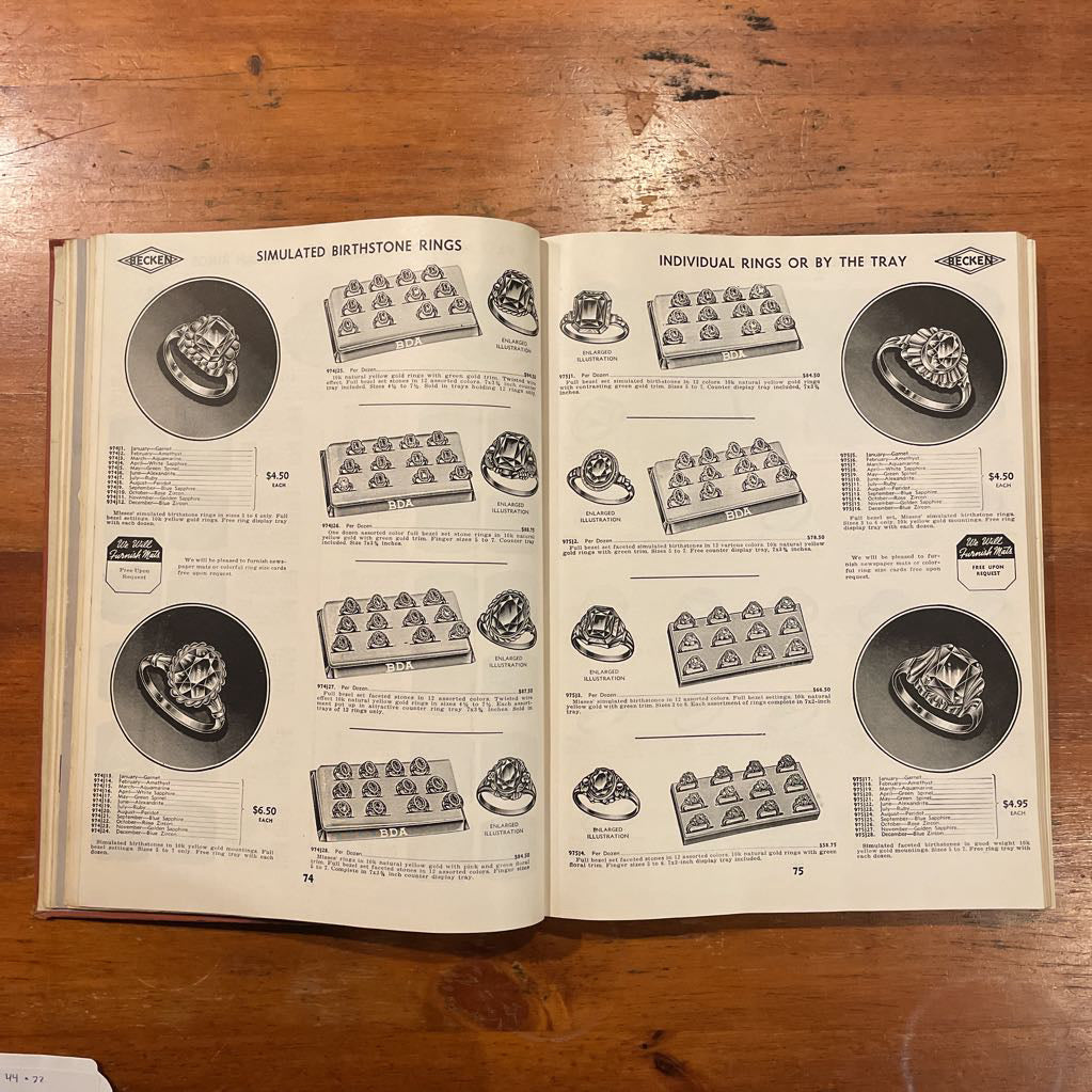 1947 Becken Handbook UNIQUE FINDS