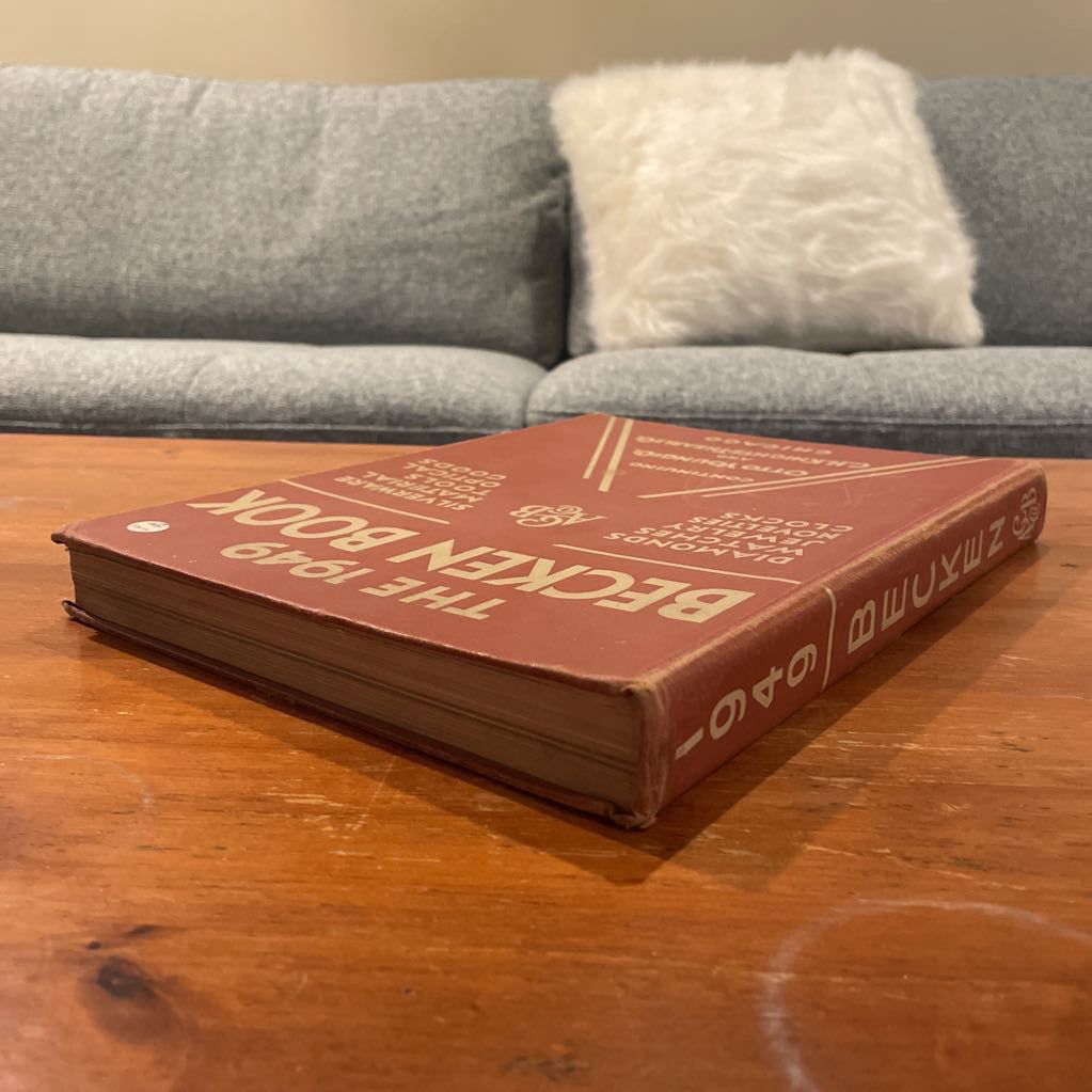 1947 Becken Handbook UNIQUE FINDS