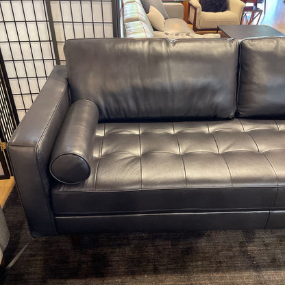 Malmo Cobalt Leather Sofa