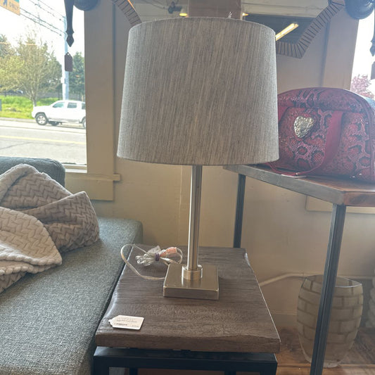 Simple Silver Lamp