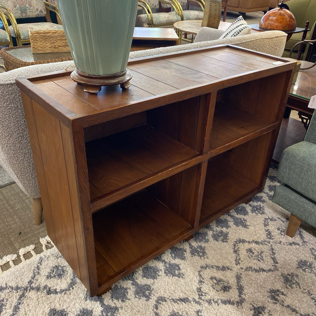 Four Cubby Book Media Stand