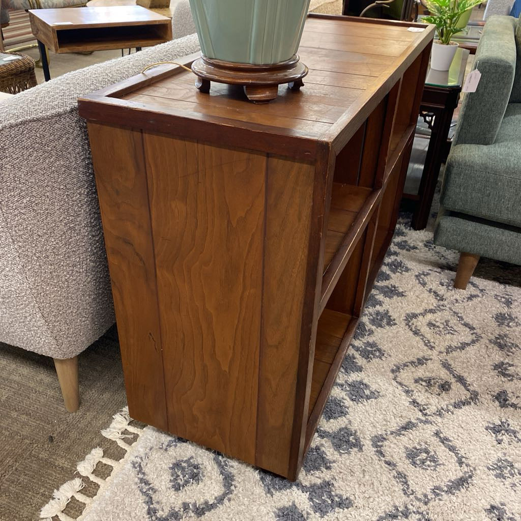 Four Cubby Book Media Stand