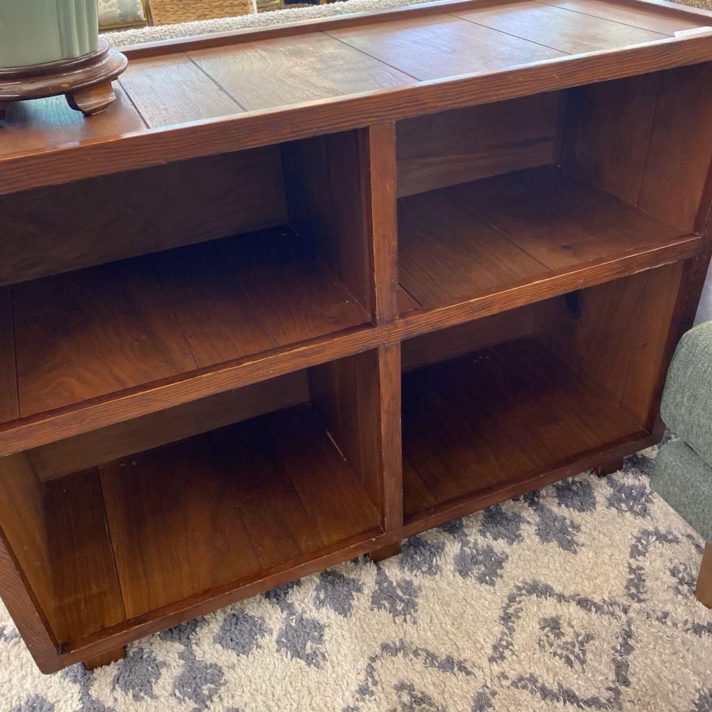 Four Cubby Book Media Stand