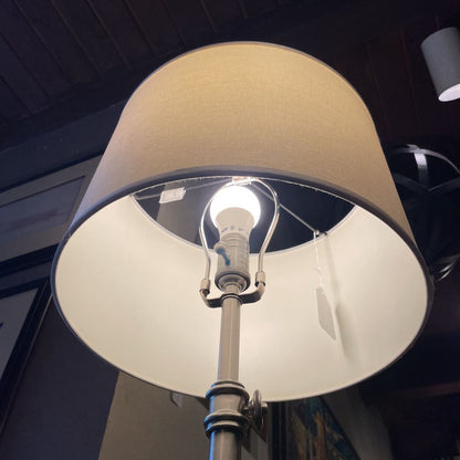 Silver Base Adjustable Height Table Lamp LAMPS