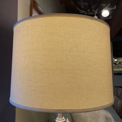 Silver Base Adjustable Height Table Lamp LAMPS