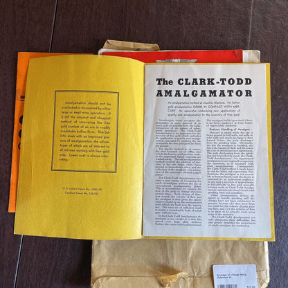 Envelope of Vintage Mining Ephemera UNIQUE FINDS