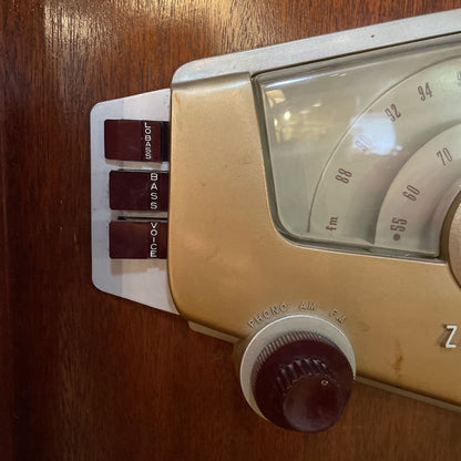 Mid Century (40's) Zenith Tube Radio Cabinet (Mono) MISC SOUND EQUIPMENT