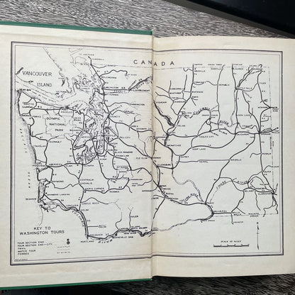 American Guide Series Washington 1950 Edition With Dust Jacket UNIQUE FINDS