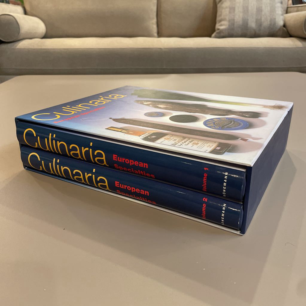 Culinaria--Two Volume Cookbook Set in Sleeve UNIQUE FINDS