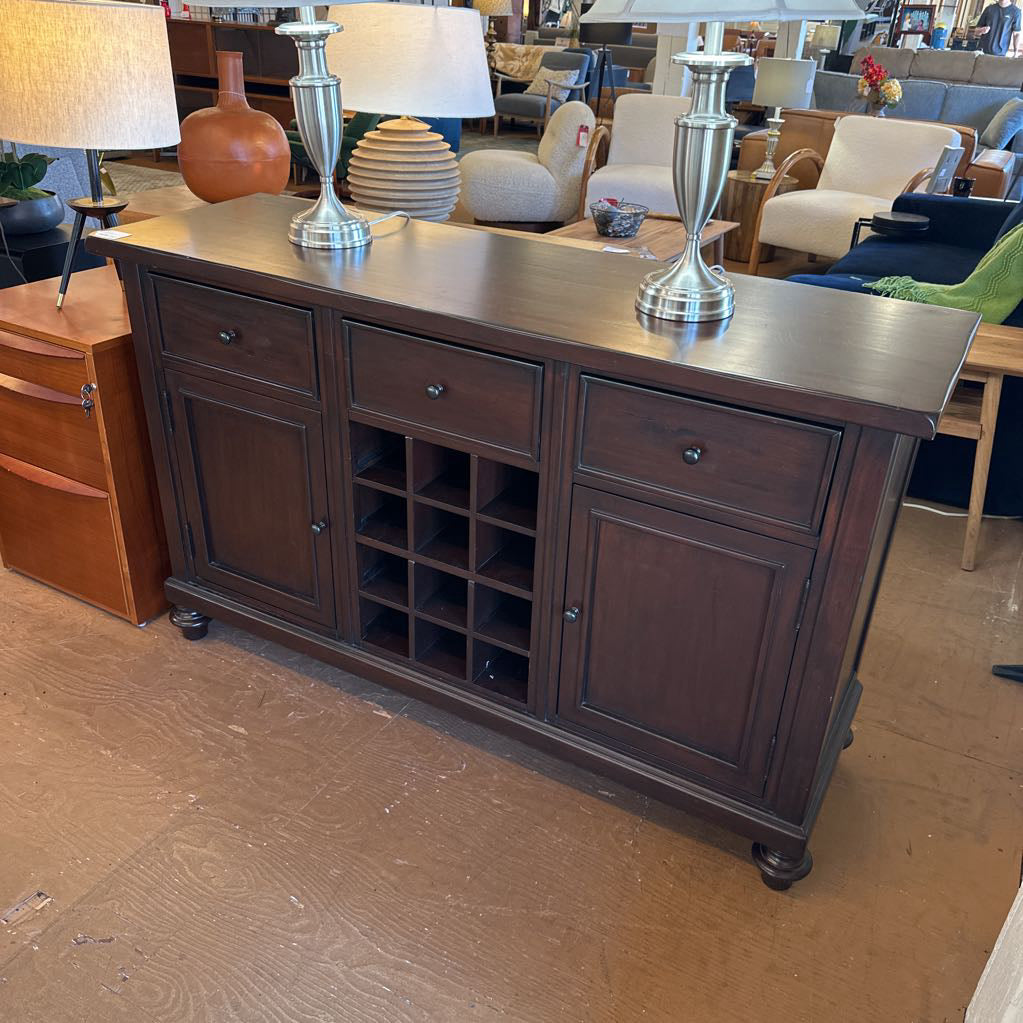 Pottery Barn Wine Rack Credenza C SIDEBOARDS