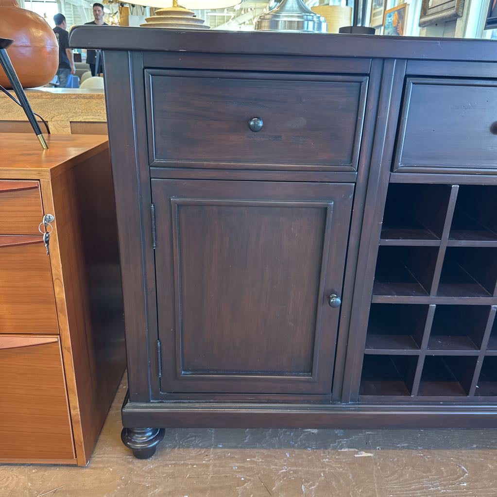 Pottery Barn Wine Rack Credenza C SIDEBOARDS
