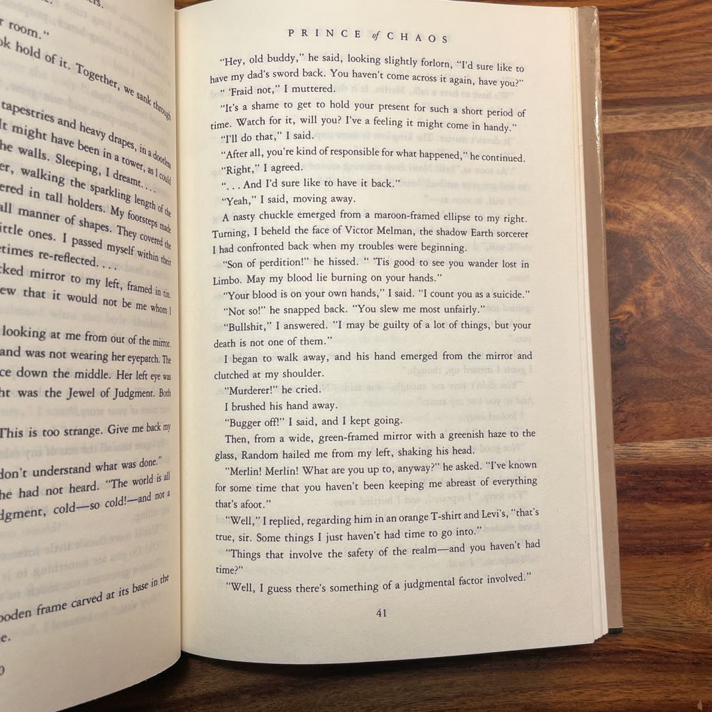 Amber Series Book by Roger Zelazny SMALLS