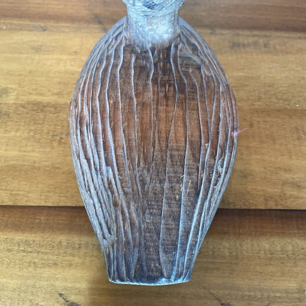Small Rustic-Carved Wooden Duck Decoy UNIQUE FINDS