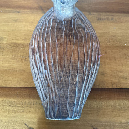 Small Rustic-Carved Wooden Duck Decoy UNIQUE FINDS