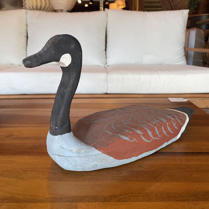 Hand-Painted Rustic Goose Decoy UNIQUE FINDS