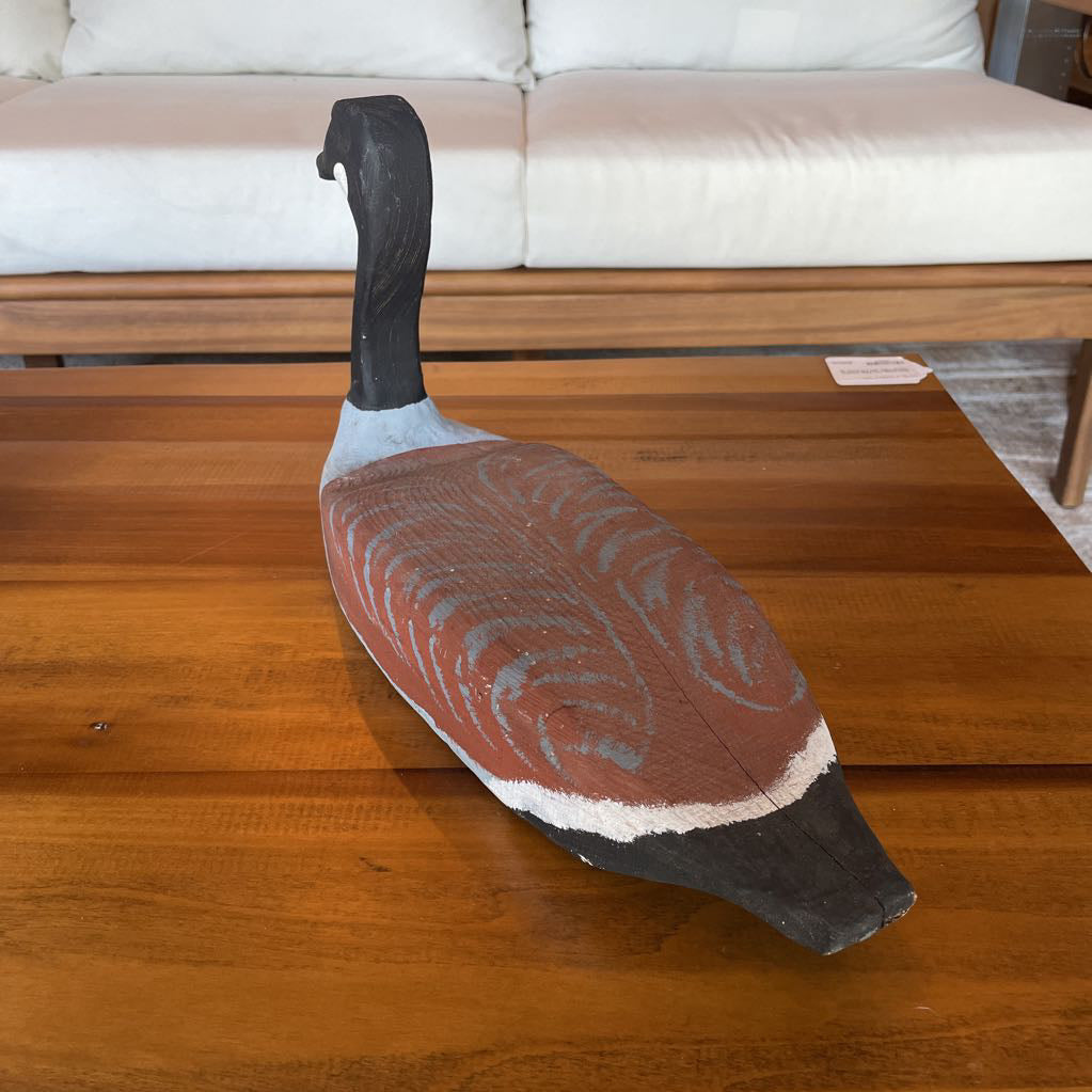 Hand-Painted Rustic Goose Decoy UNIQUE FINDS