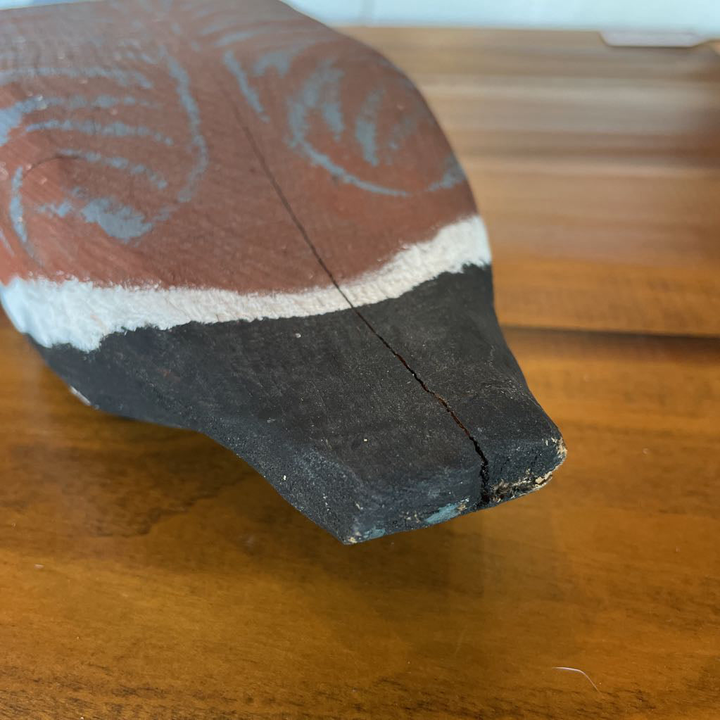 Hand-Painted Rustic Goose Decoy UNIQUE FINDS
