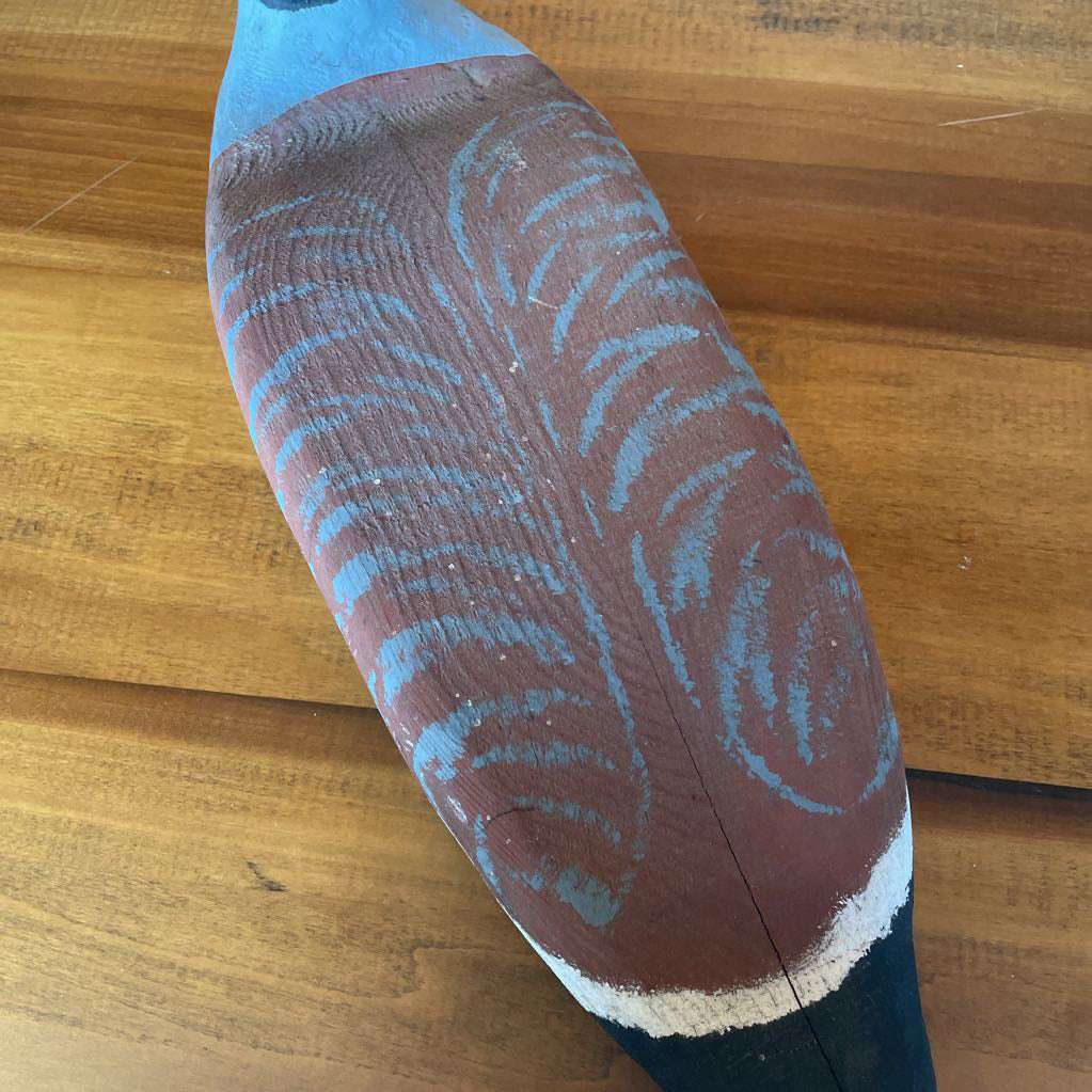 Hand-Painted Rustic Goose Decoy UNIQUE FINDS