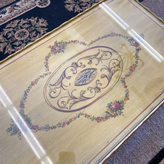 Floral French Provincial Nesting Cocktail Tables 3PC C COFFEE TABLES
