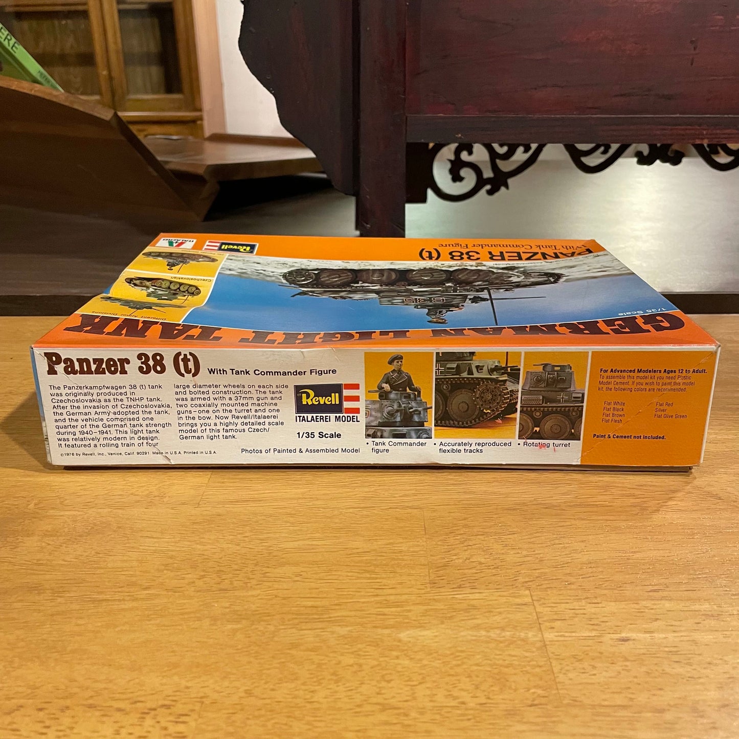 Revell/ItalaereiPanzer Tank Model Kit Vintage=AS IS