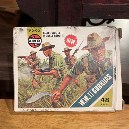 Airfix WWII Gurkhas SET/Vintage=AS IS